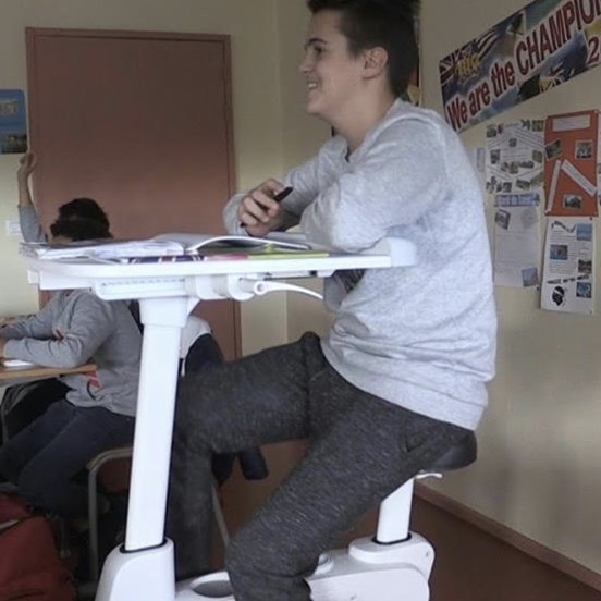En salle de Science